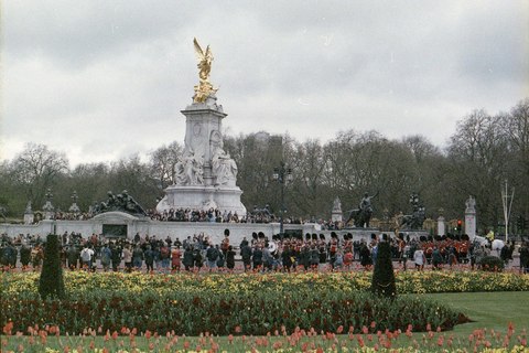 Changing the Guards vor dem Buckingham Palace