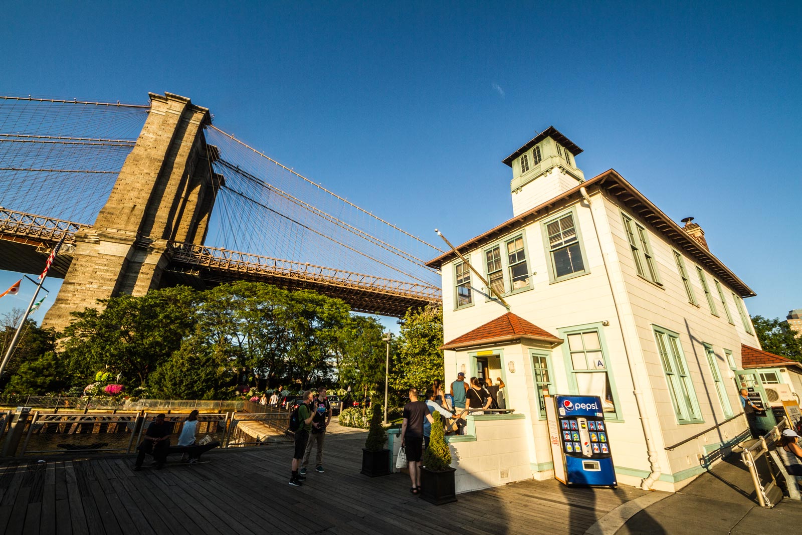 Über die Brooklyn Bridge nightside