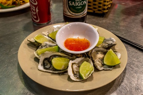 Oysters at the Nha Trang Night Market